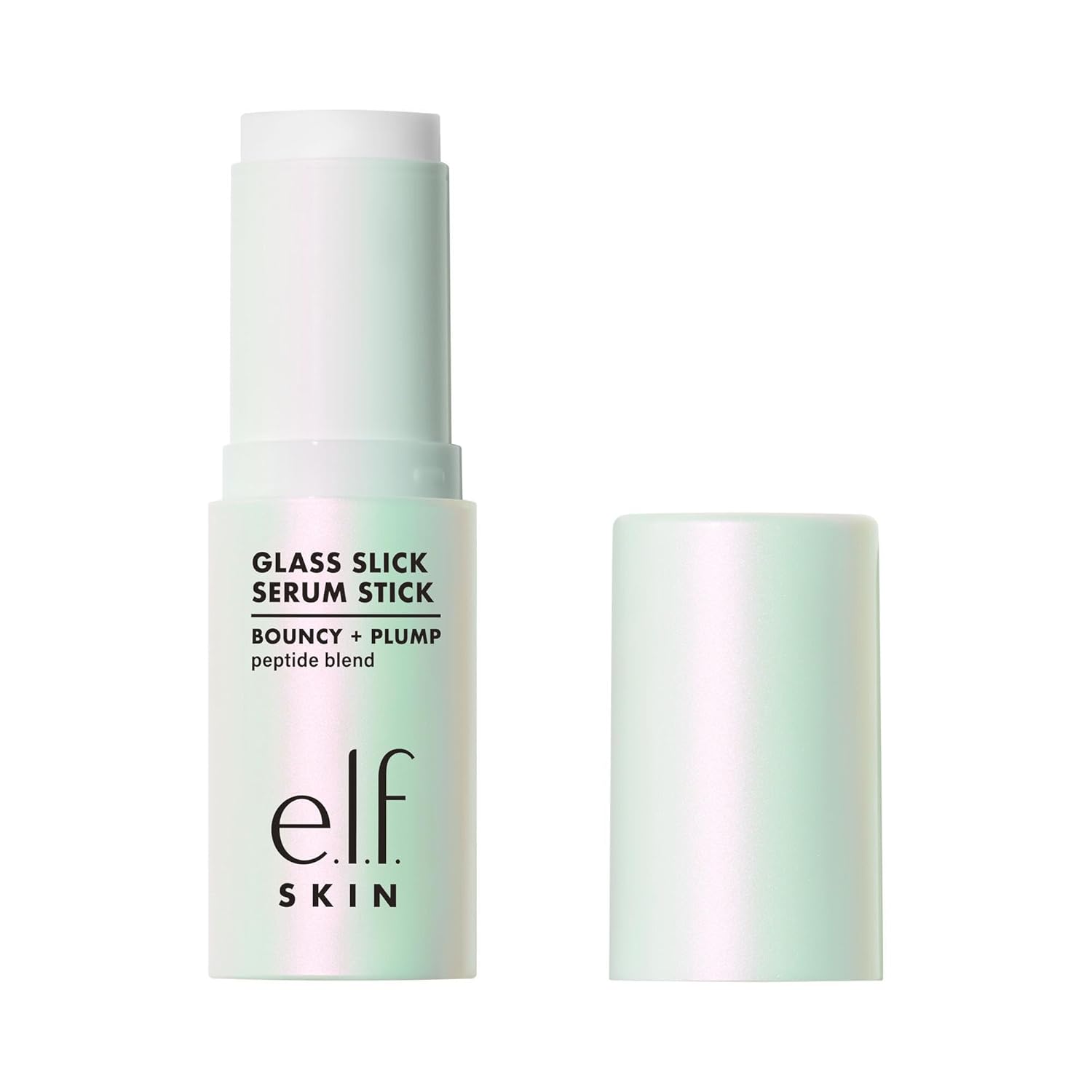 e.l.f. SKIN Glass Slick Serum Stick, Balm Face Serum, Helps Visibly Plump & Smooth Complexion with Nourishing Peptides, Vegan & Cruelty-Free
