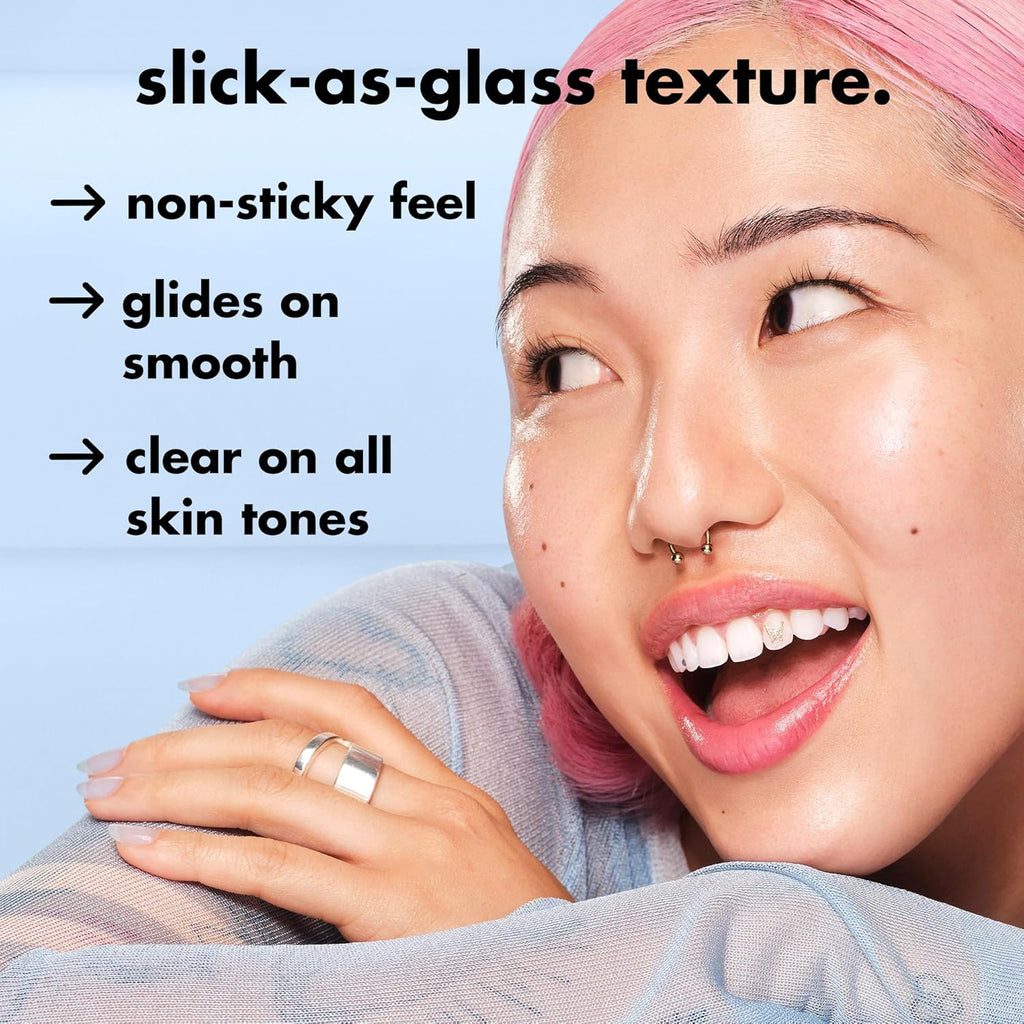 e.l.f. SKIN Glass Slick Serum Stick, Balm Face Serum, Helps Visibly Plump & Smooth Complexion with Nourishing Peptides, Vegan & Cruelty-Free